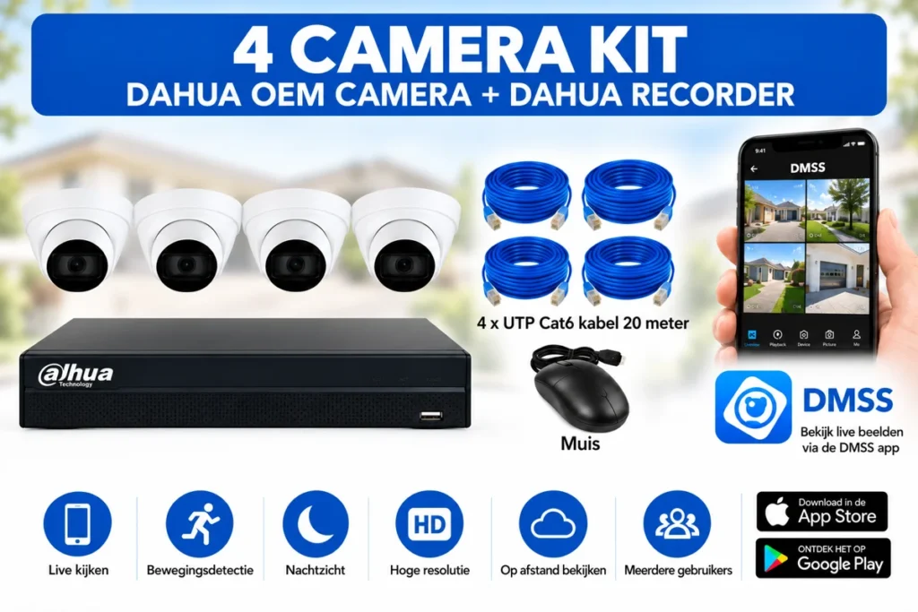 Dahua 4-camera-kit