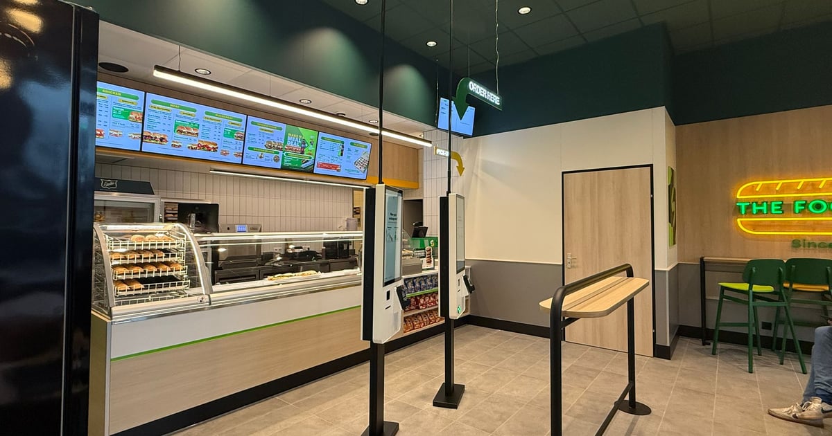 Door Ulantech verbouwde Subway in Rotterdam